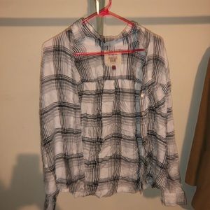 Black and white flannel